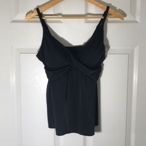 NWT Prego Maternity Black Swim Tank SiZe S